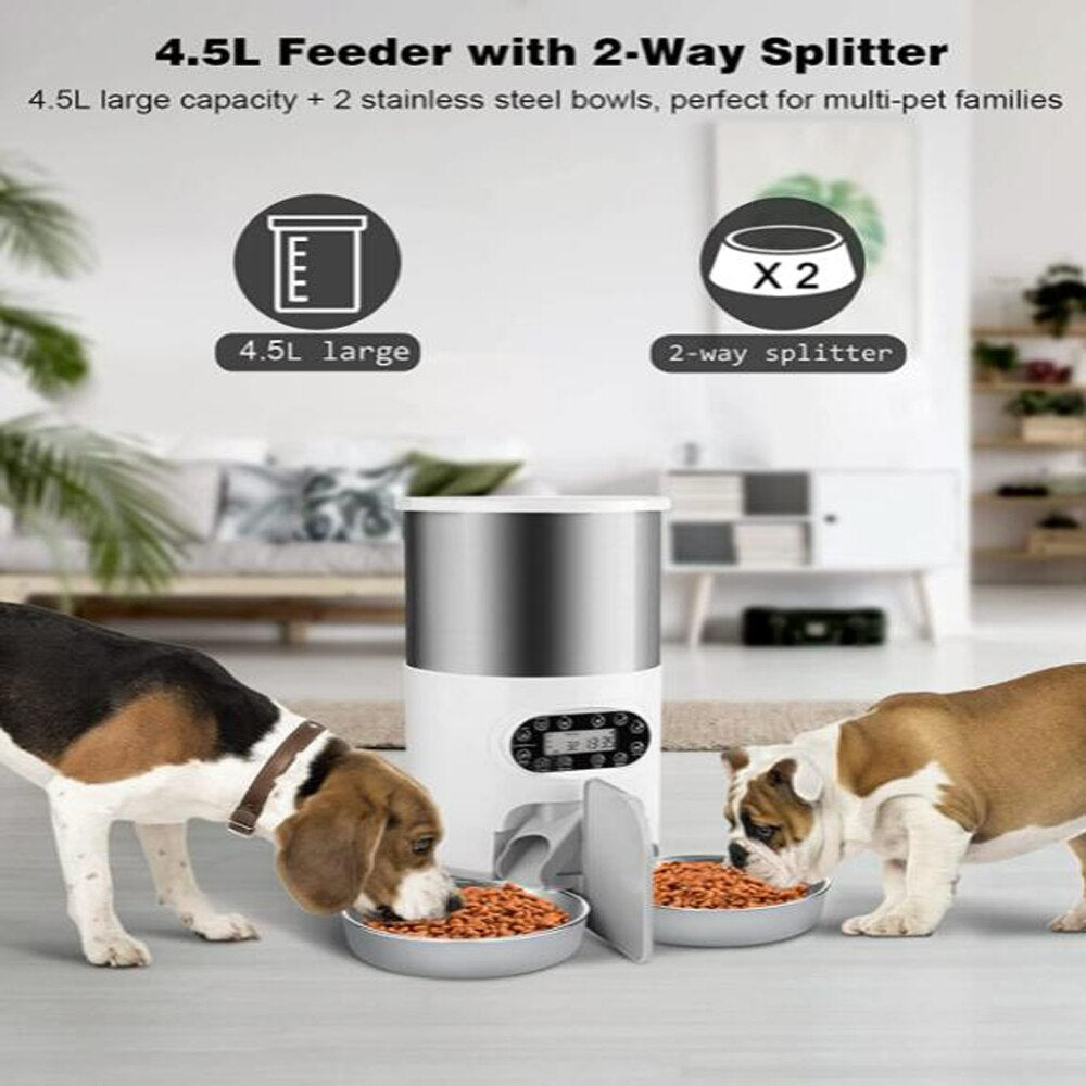 Multi pet clearance automatic feeder